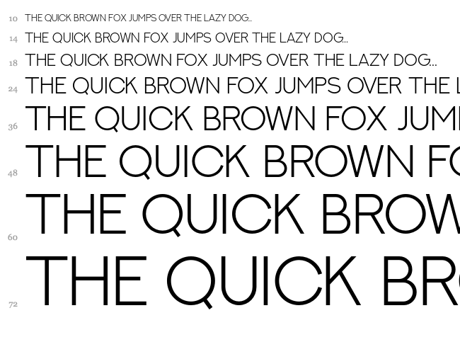 Next Art font waterfall